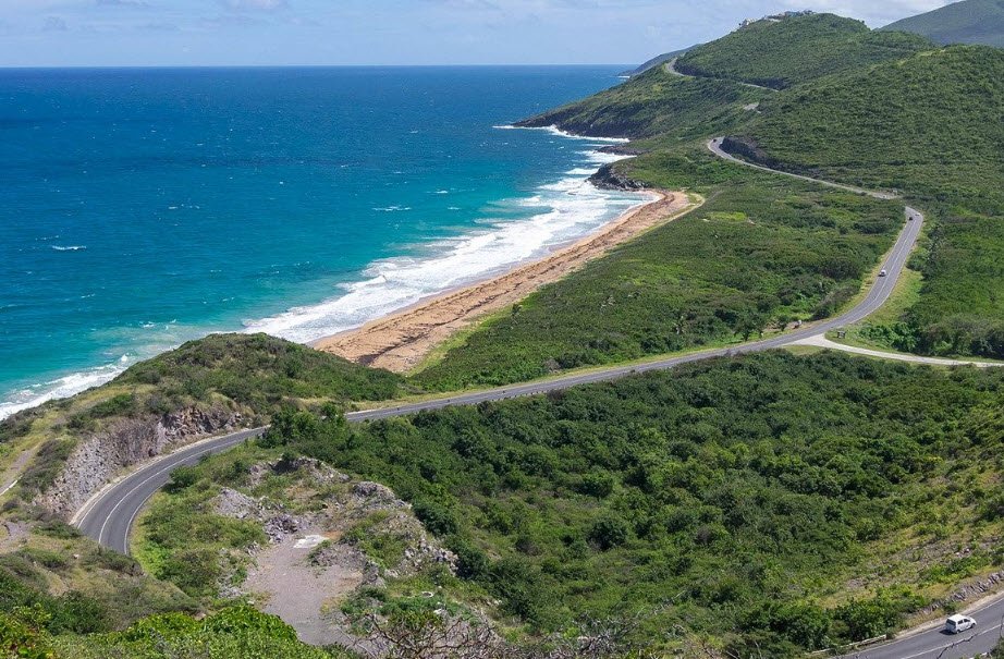 Timothy Hill Overlook, Near Frigate Bay, Saint Kitts, Saint Kitts & Nevis